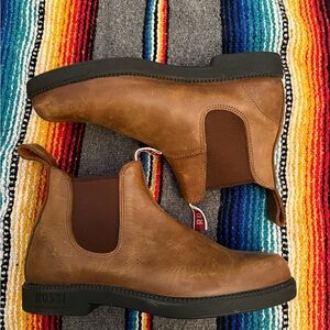 Men's Tan Leather Chelsea Boots